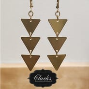 Clarks Diamond Jewelers - Triple Triangle Earrings Altiplano