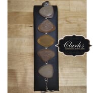 Clarks Diamond Jewelers - Sterling Silver Orange Druzy Bracelet