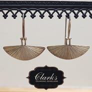 Clarks Diamond Jewelers - Sterling Silver Fan Dance earrings EL Designs