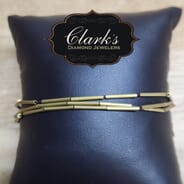 Clarks Diamond Jewelers - Triple Strand Tube Bracelet