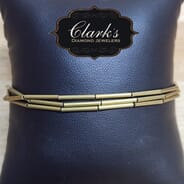 Clarks Diamond Jewelers - Triple Strand Tube Bracelet
