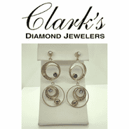Clarks Diamond Jewelers - Sterling Silver with 22kt Vermeil with Pearl, Topaz, Peridot, Amethyst