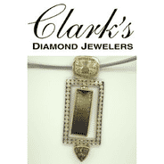 Clarks Diamond Jewelers - Sterling Silver 22kyg Vermeil Pendant Smokey Quartz, Lemon Quartz