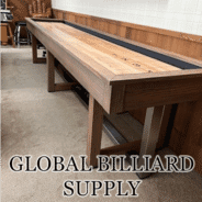 Global  Billiards Supply - American Heritage Abbey Shuffleboard Table